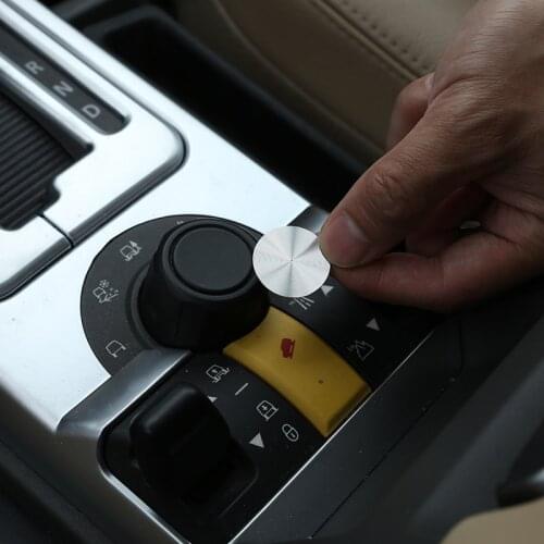 For Land Rover Discovery 3 2004-2009 Car Center Console Terrain Adjustment Knob Decoration Sequin cover Sticker Car Accessories