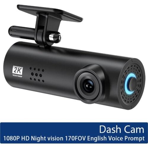 Car DVR Video Driving Recorder 170 Degree Wide Angle HDR Automobile Vehicle Dash Camera With Night Vision G-Sensor Voice Prompt