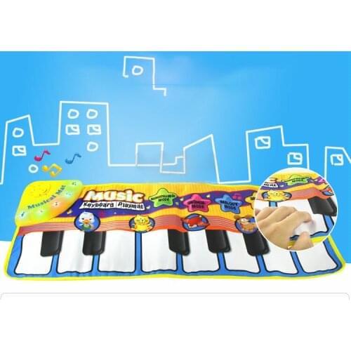 Large Baby Musical Carpet Keyboard Playmat Music Play Mat Piano Early Learning Educational Toys for Children Kids Puzzle Gifts