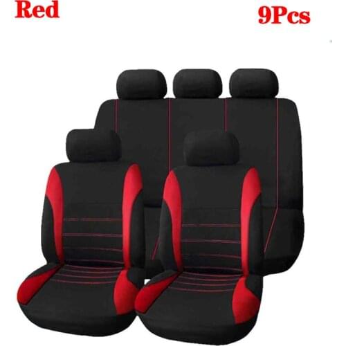 Car Seat Cover Fit Most Truck SUV or Van Breathable Auto Cushion Protector Polyester Cloth Universal Interior Accessories