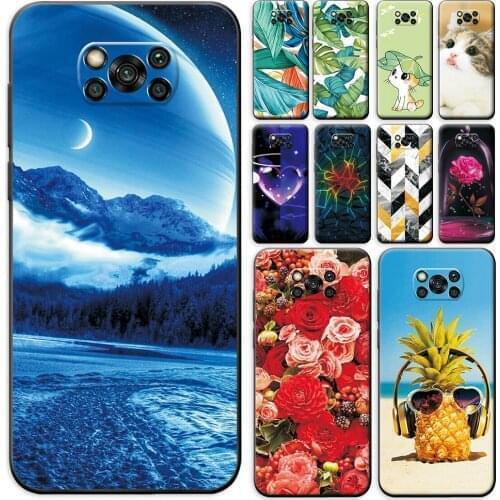 For Xiaomi POCO X3 NFC Case Soft TPU Protective Cover For Xiaomi POCO X3 NFC Silicone Case on POCO X3 NFC Luxury Cool Phone Bag