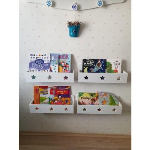 Kids Room Montessori Educational/4 Pcs White made in turkiyeRaf