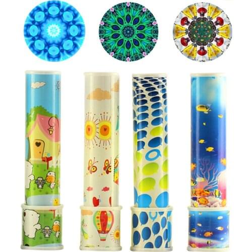 Child Kaleidoscope Changeful Rotation Adjustable Fancy Colored Phantoscope World Child Autism Kid Toy
