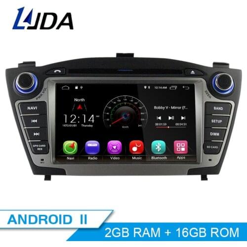 LJDA Android 10 Car dvd player for Hyundai Tucson/IX35 2011 2012 2013 2 Din Car Radio gps navigation stereo multimedia WIFI RDS