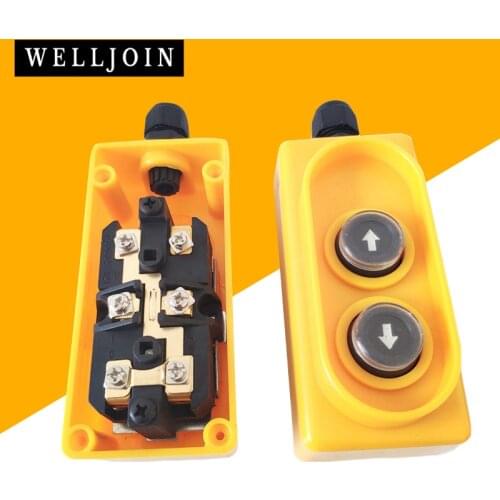 Electric hoist switch / Elevator crane switch / micro 220 V household 2-button up and down switch controller