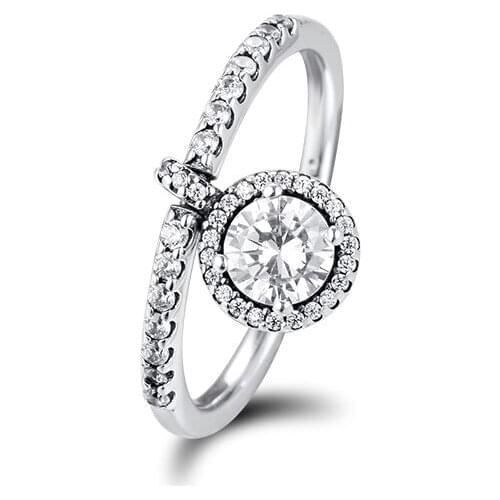 CKK Ring Dangling Round Rings for Women Men Anillos Mujer sterling silver Bague plata 925 Para Jewelry Wedding Engagement