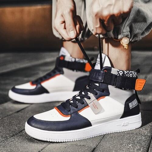 LEOSOXS Men's High Top Sneakers