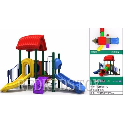 Exported to France 20 Years Factory Outdoor Play Equipment Plaza De Juegos W10511-3