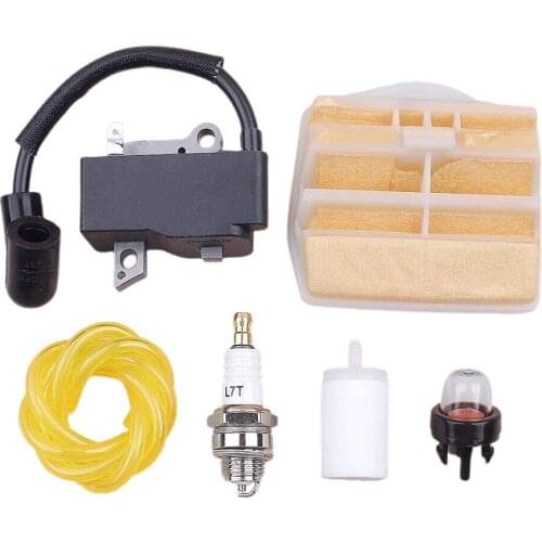 QHALEN Air Filter Ignition Coil Kit For 445 450 2245 2250 Chainsaw