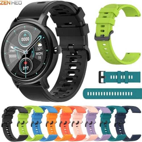 20mm Silicone Strap For Xiaomi Mibro Air Smart Watch Band Replacement Watchband for Samsung Galaxy Watch 42mm/Galaxy Active 1 2