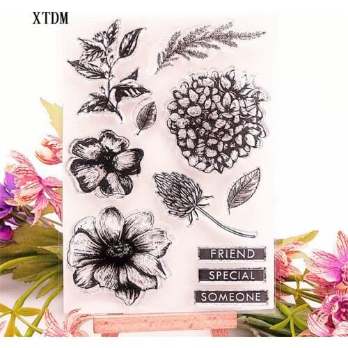 Hot selling Bristlegrass alphabet transparent clear stamp / silicone seal roller stamp DIY scrapbook album / card production