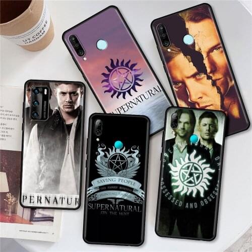 Silicone Case For Huawei P30 P40 Lite E P Smart Z Y6 Y7 Y9 Prime 2019 P20 Pro Honor 9X 20 Soft Phone Cover Supernatural TV Show