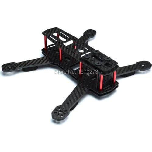 Carbon Fiber H250 ZMR250 V2 250mm FPV Mini Quadcopter Micro Multicopter Frame Kit 4mm Replacement Arm + M3 Sponge Landing Gear