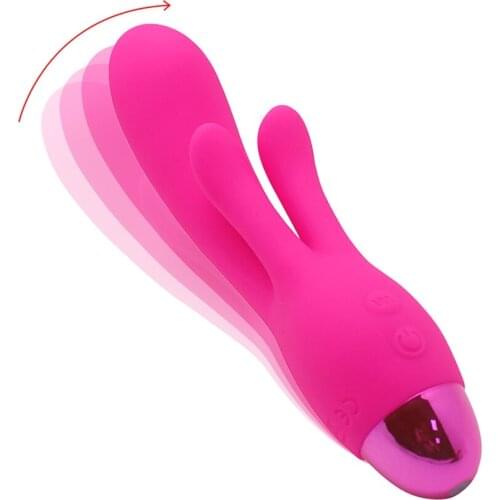 G Spot Rabbit Vibrator Sex Toys For Women Dildo Dual Vibrating Vagina Clitoris Stimulator Female G Spot Orgasm Adult Sex Shop