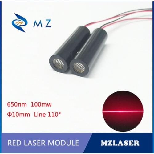High Power 650nm100mw 110degree industrial ACC drive red line laser module