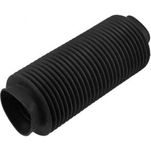 1PC 50x500x70mm 50mm Inner Dia Black Rubber Corrugated Sleeve Flexible Moulded Bellows Max Length 500mm