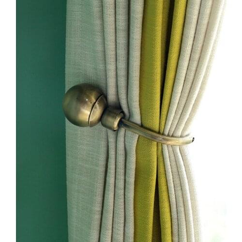 1PC Ball Curtain Tiebacks Tie Backs Holdbacks Buckle Clips Accessory Curtain Rods Accessoires Curtain Decoration