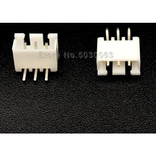 100PCS/Lot XH2.54 3P 3pin XH-3AW Right Angle Pin Header Wire Connector 2.54mm Pitch XH For PCB JST Car XH 2.54MM