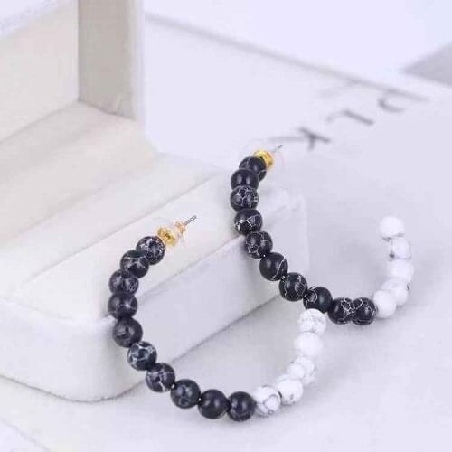 2019 Luxury Fashion Natural Stone Pearls Womens Drop Earring Jewelry For Party