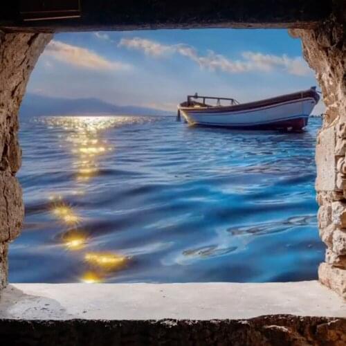 Sea cruise 5D DIY diamond painting Full square/round Embroidery Pattern 3D Cross stitch kits mosaic wall stickers