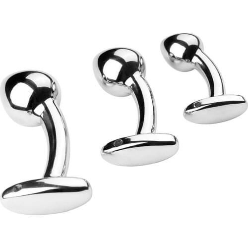 S/M/L Sex Metal Anal Toys Female Adult Sex Products Men and Women Ass Plug Stainless Steel Anal Plug Sex Toys Anal Dildo Toys