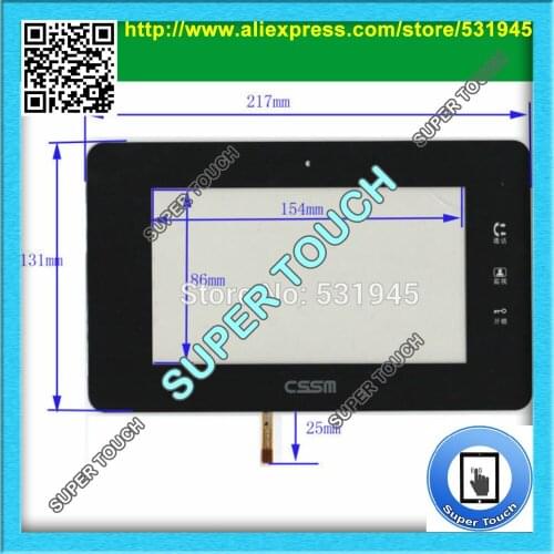 ZhiYuSun Anti-Static Shelding Bag New 7 Inch Touch Screen 217mm*131mm GLASS 217*131 for tble compatible