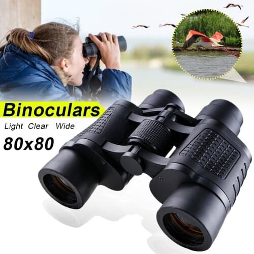80X80 Binoculars Long Range HD Prism Glass Lens Night Vision high magnification long range zoom hunting telescope