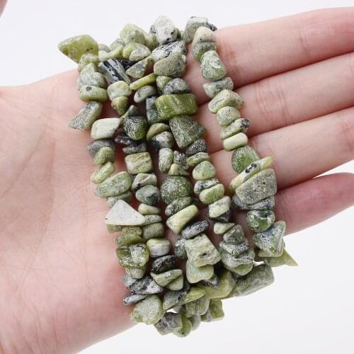 Irregular Vietnamese Jades Natural Stone Beads for Jewelry Making DIY Charm Bracelet Necklace Earrings Accessories 15'' /Strand