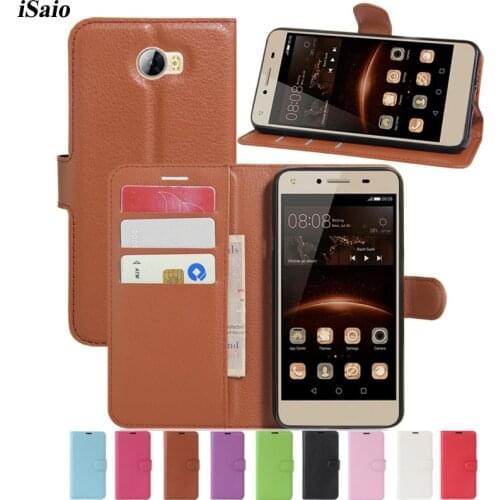 Wallet Case for Huawei Y5II Huawey Y5 II 2 Y 5ii Lte CUN U29 CUN-U29 CUN-L21 CUN-L01 Y6 Elite Flip Leather Cover Phone Case TPU