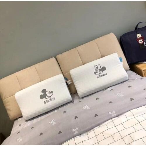 Disney Baby Pillows for Bedrooms Memory Foam Pillow for Neck Support Pillows for Sleeping Bed Kids Antibacterial Natural Latex