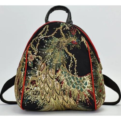Women's Textile Backpacks ETAILL China