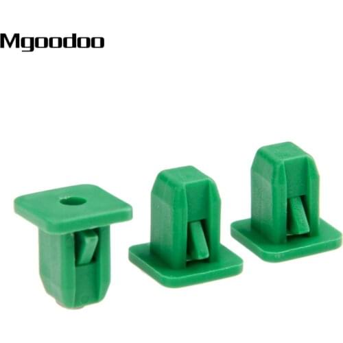 Mgoodoo 50Pcs New Modified Nylon Auto Decorative Fasteners Fast Wire Seat Clip Retainer for Volkswagen Peugeot for All The Car