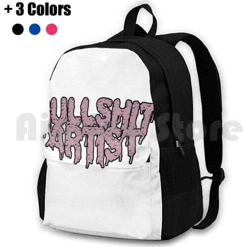 Bullshit Artist Outdoor Hiking Backpack Waterproof Camping Travel Bullshit Shit Bull Greasy Strangler Artist Greasy Strangler