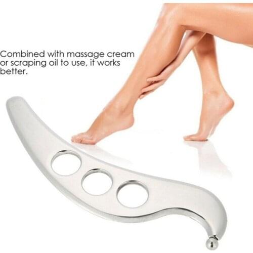 Gua Sha Tool Stainless Steel Manual Scraping Massager Physical Therapy Skin Care Tool for Myofascial Release Tissue Mobilization