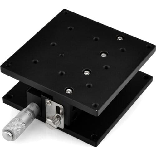 LZ40 LZ60-2 Manual Lifting Slide Cross Rail Type Manual Displacement Platform Precision Fine Adjustment Slide