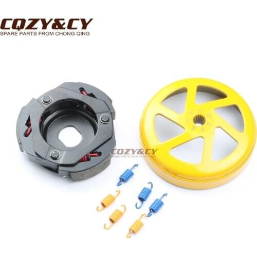 Performance clutch bell& clutch for LANCE GS-R Phoenix Venice 150cc (ZN150T-20) GY6 152QMI 157QMJ Scooter 4T