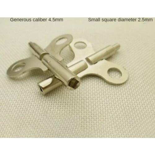 Winding Key Two Headed 2.5mm 4.5mm Floor Clocks Mechanical Movement Winding Key Clockswork Accessories Pendulum Clock Mechanism