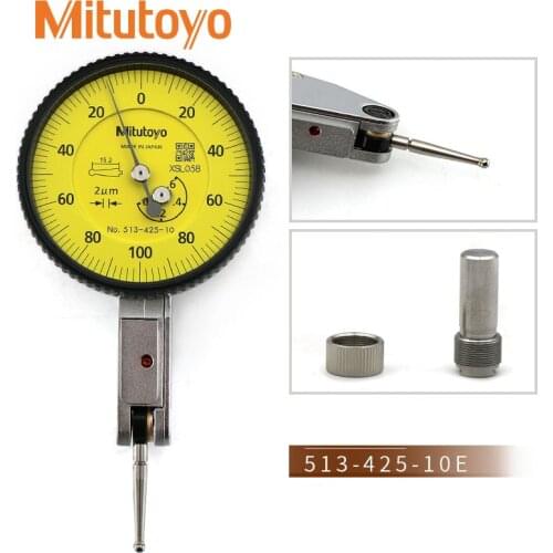 MITUTOYO 513-425-10E TI-152EX Measuring Range 0.6mm/0.002 0-100-0 Lever Indicator Japan made Dial Indicators
