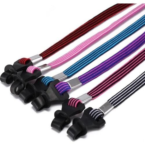 Eyeglass Sunglasses Neck String Cord Retainer Strap Eyewear Lanyard Holder High-End Striped Rope Glasses Chain Elastic Rope