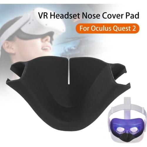 Silicone Light Blocking Cushion Nose Pad Cover for Oculus/Quest 2 VR Accessories