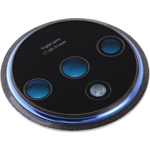 For OnePlus 7T Cell Phone Back Camera Glass Lens Cover Replacement Rear Camera Glass Lens with Glue Repair Part