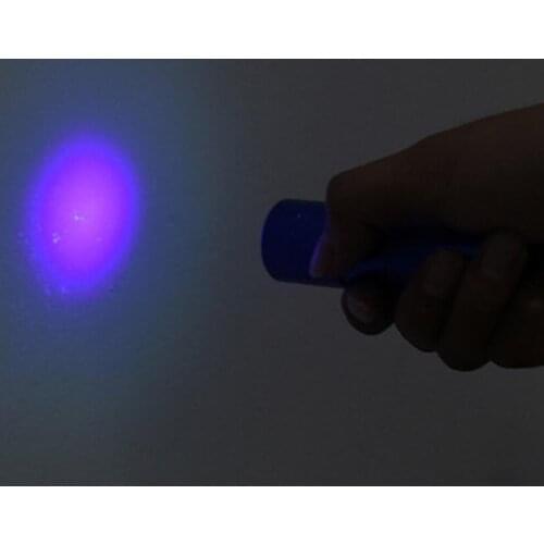 UV Ultra Violet 12 LED Flashlight Blacklight Light Inspection Lamp Torch