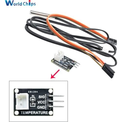 High Precision NTC Thermistor Temperature Probe 10K Temperature Sensor Kit 0.1% 3950K Probe For UNO R3 ONE DC 2.2V-12V 1M cable