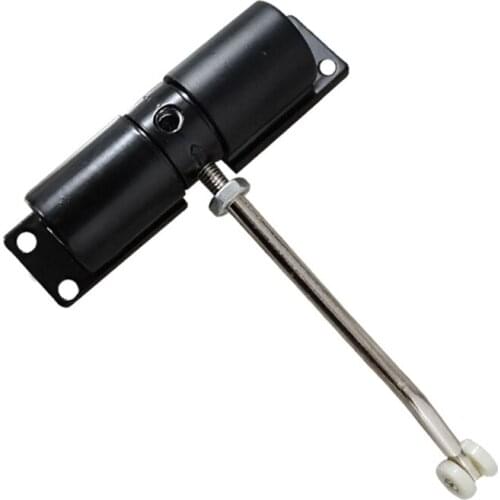 1 Set Aluminum Alloy Adjustable Door Closer Automatic Door Closers For Household Drawer, Double Spring Nylon Door Closer Darmper