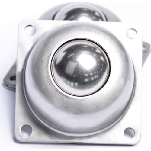 2PCS/LOT CY38a 38mm Ball Bearing Roller Full Carbon Steel Flange Ball Transfer Unit Furniture Caster Wheel Conveyor Rollers