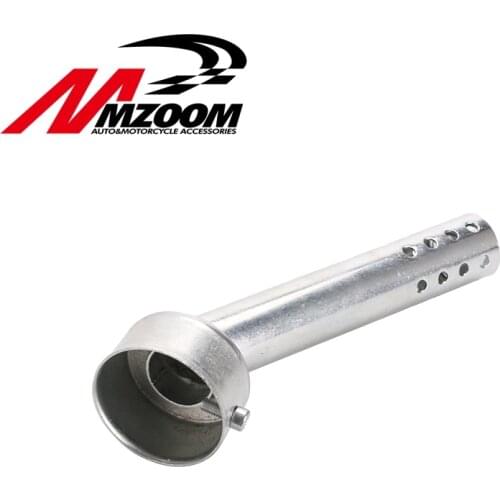 48mm Motorcycle Angled Exhaust Muffler Insert Baffle End Can DB Killer Silencer Muffler elbow 175MM Length