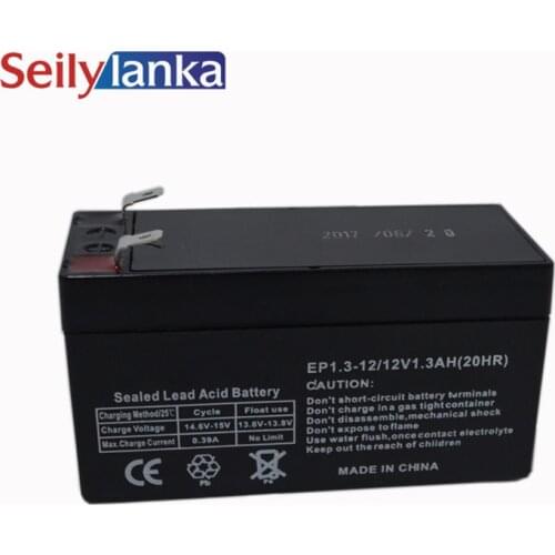 12V 1.3AH Battery Sealed Storage Batteries Lead Acid Rechargeable for Desk Lamp LED Light Device Loudspeaker UPS Bateria High
