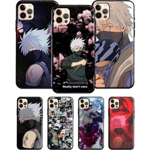 Hatake Kakashi Anime For iPhone 12 Pro Max Mini 7 8 Plus Phone Case For iPhone 11 Pro Max XS XR X SE 2020 Cover