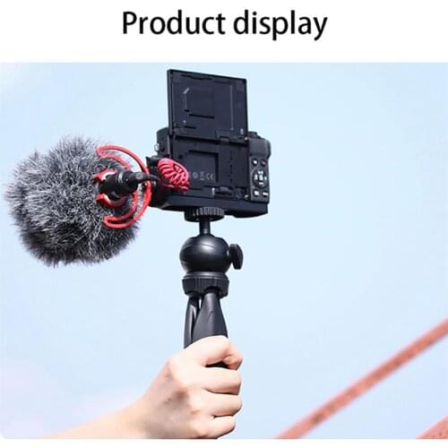 Vlog Microphone Holder L-shaped Bracket for UURig1603 C-G7X Mark III