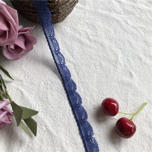 1.5cm FS1532 stretch cotton lace sewing applique lace with wedding decoration process